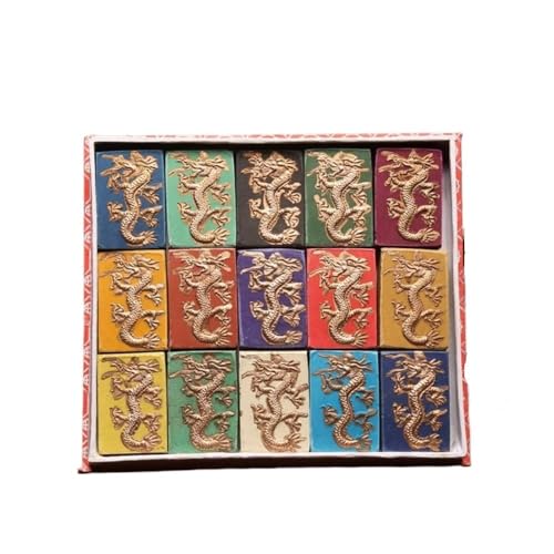 GeOinQL Tuscheblock, chinesische Kalligraphie-Tusche, Fünfzehn Farbe Tinte Streifen Tinte Block Tinte Barren Pigment Tinte Chinesischen Stil Tradition GeOinQL Tuscheblock, chinesische Kalligraphie-Tusche, Fünfzehn Farbe Tinte Streifen Tinte Block Tinte Barren Pigment Tinte Chinesischen Stil Tradition von GeOinQL