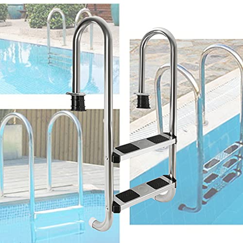 Pool Handlauf, ABS Anti-Rutsch-Matte Heavy Duty Schwimmbad Schritt for in Boden Pools, von GeOinQL