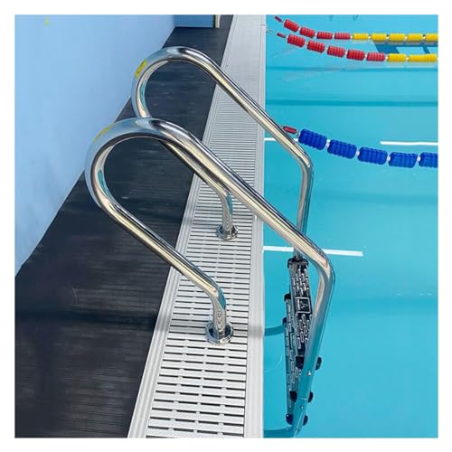 Pool Handlauf, Poolleiterstufe aus Edelstahl 304 for 31,5–39,4 Zoll/39,4–55,1 Zoll hohe Pools(SF-215) von GeOinQL