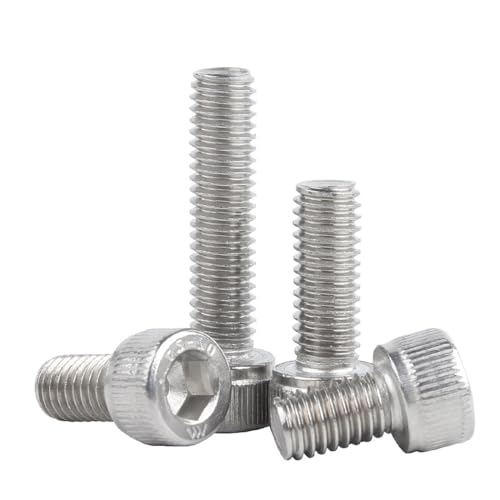 10/5/1 Stück DIN912 M3 M4 M5 M6 M8 M10 M12 Linksgewinde 304 Edelstahl Allen Sechskant Innensechskant Tasse Zylindrischer Kopf Schraubenbolzen (Size : M10 x 30mm (1pcs)) von GeRRiT