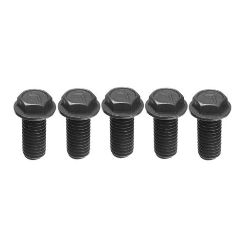 5 stücke Metall Sägeblatt Bolzen M8 X 18mm Links Gewinde Sechskant Flansch for Schneiden Maschine Werkzeug Teile schwarz Sägeblatt Schraube kann Lange verwendet Werden. von GeRRiT