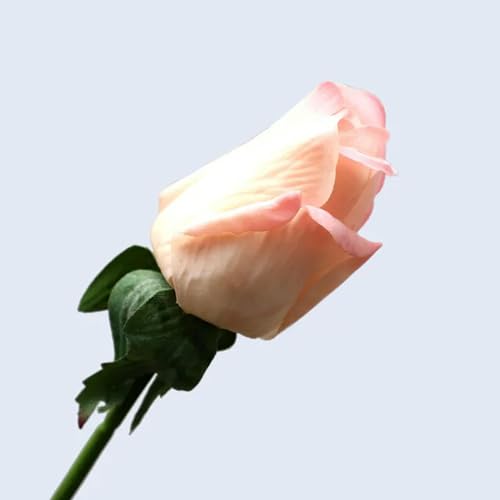 GeRRiT Künstliche Rosen, fühlen Sich echt an, Lange Zweigrosen für Hochzeit, Heimdekoration, Rosen, Bastelzubehör, Hellrosa, 3 Stück von GeRRiT