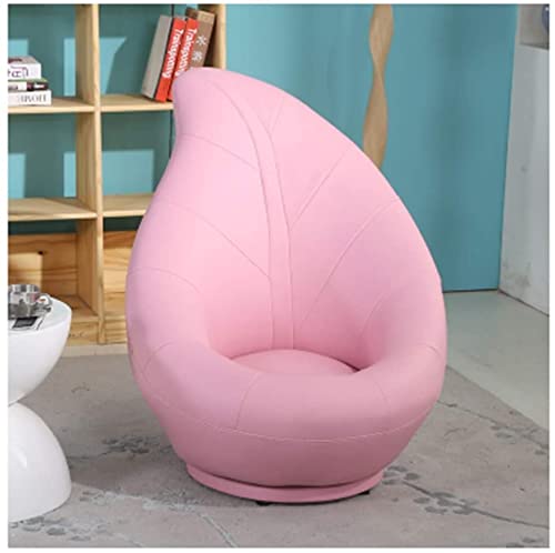 GeRRiT Rotierendes faules Sofa Freizeit und bequemes Schlafzimmer Kreative Mode Blattförmiger Stuhl Multicolor Large 78×94 cm(Color:pink) von GeRRiT
