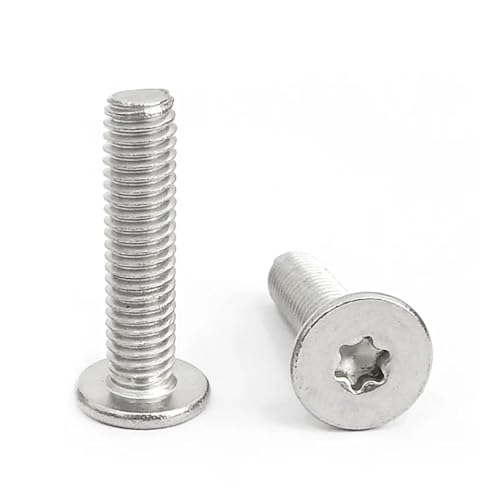 M1,6 M2 M2,5 M3 M4 M5 M6 Edelstahl dünne Flachkopf-Wafer-Torx-Schraube SS304 (Size : M1.6X10 200PCS) von GeRRiT