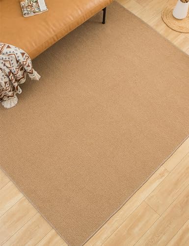Nachahmung von Jute-Teppichen für das Wohnzimmer, geflochtener Jute-Sackleinen-Flickenteppich, natürlicher Jute-Geflecht-Teppich, handgewebter grober Jute-Innenbereich – Teppich für Kinderzimmer ( Col von GeRRiT