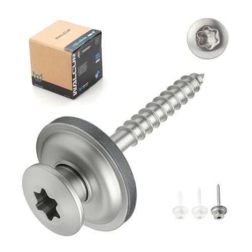 100 Walcur Spenglerschrauben Edelstahl 4,5 x 45 mm von GeZu Impex