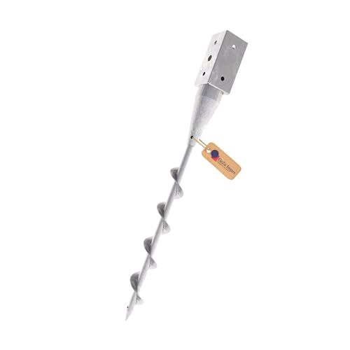 Bodenhülse zum Eindrehen 71 x 71 x 800 mm von GeZu Impex