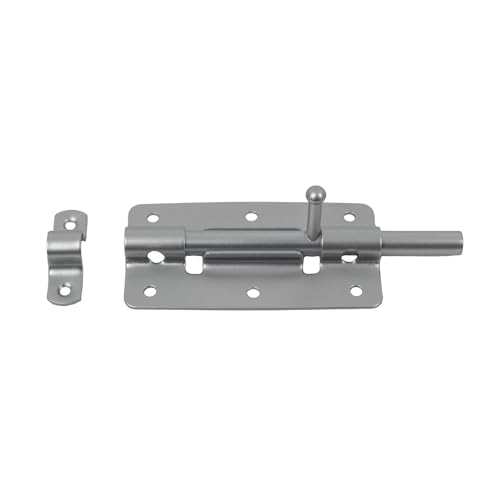 GeZu Impex® Flachriegel 100 x 50 mm Türriegel verzinkt Schieberiegel Riegelschloss von GeZu Impex