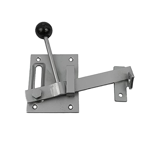 GeZu Impex® Gartentorfalle 100 x 80 mm Gartentorverschluß mit Klinkhaken Torverriegelung beidseitig von GeZu Impex