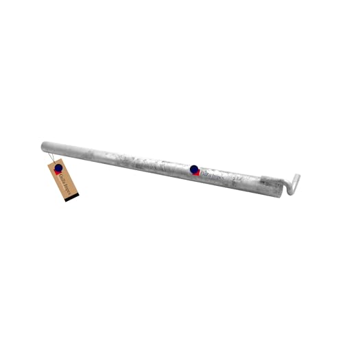 GeZu Impex® Gerüsthalter Gerüstanker Gerüst Absteifer Gerüstankerrohr Stahlrohrabsteifer 100 cm von GeZu Impex