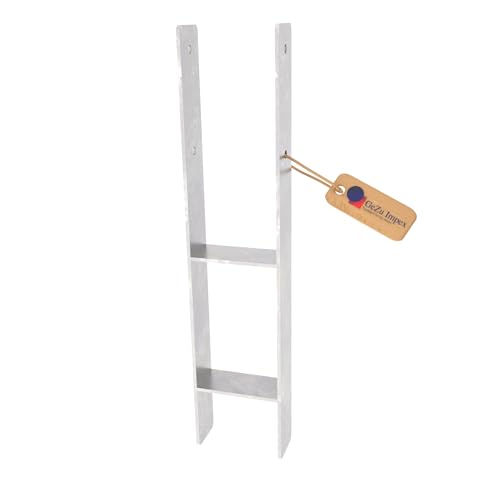 GeZu Impex® H-Anker 71 x 400 mm Pfostenträger Pfostenschuh Pfostenanker H-Form von GeZu Impex