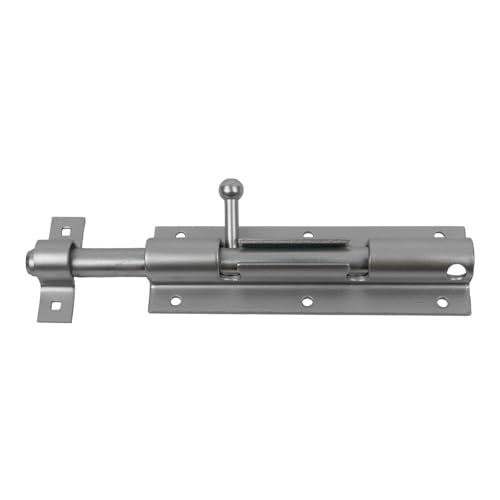 GeZu Impex® Riegel Universal 175 x 50 mm verzinkt Türriegel Torriegel Schieberiegel Riegelschloss Torschlossriegel Schubriegel von GeZu Impex