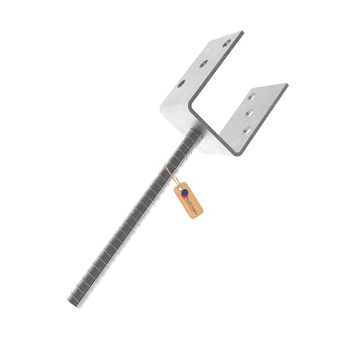 U-Pfostenträger mit Steindolle, Dolle 200 mm, 116 mm von GeZu Impex