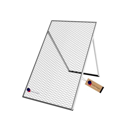 GeZu Impex Erdsieb 100x60cm Feuerverzinkt Jordsåll Kompost Durchwurfgitter Durchwurfsieb für Erde Steinen und Sand von GeZu Impex