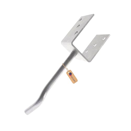 U-Pfostenträger mit gebogener Dolle 91 mm von GeZu Impex