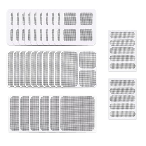 90 Pcs Fliegengitter Reparatur Klebeband Fliegengitter Reparatur Reparaturset Fliegengitter Reparaturset FüR Fliegengitter Fliegengitter Reparaturset Fliegengitter Flicken Reparatur Fliegengitter von Geaanen