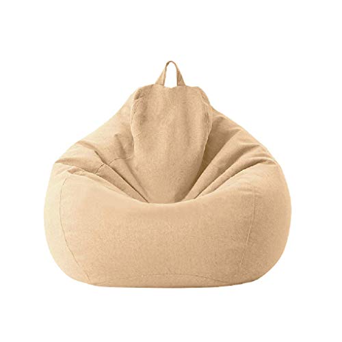 Geagodelia - Bezug für Sofas, Sitzsack, klassisch, ohne Füllung, für Erwachsene und Kinder, Khaki, 70 x 80 cm von Geagodelia