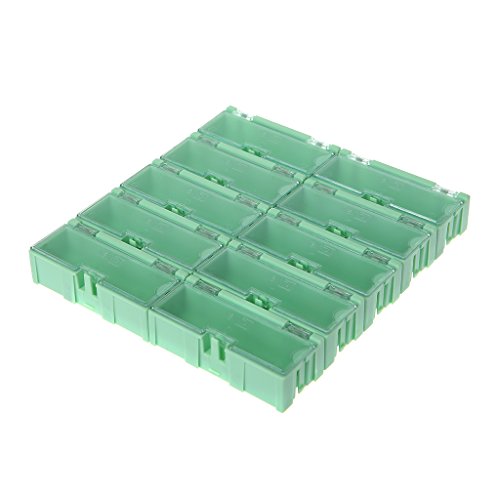PINH-lang Werkzeugkästen,Mini SMD SMT Elektronikbox IC Aufbewahrungsbox für elektronische Bauteile 75x31.5x21.5mm von Geakv