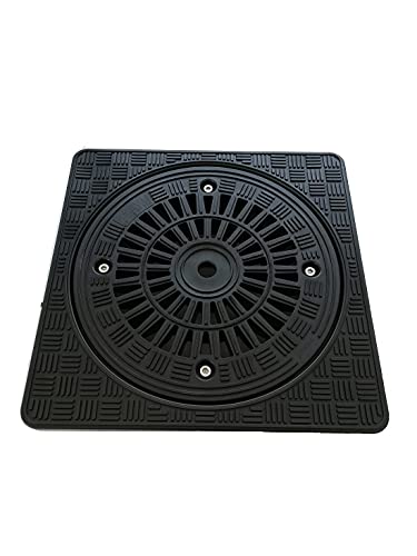 Schachtdeckel DN315 Kl.A15 Kanaldeckel Gullydeckel Schachtabdeckung KG Rohr Kontrollschacht Drainage von Geakv