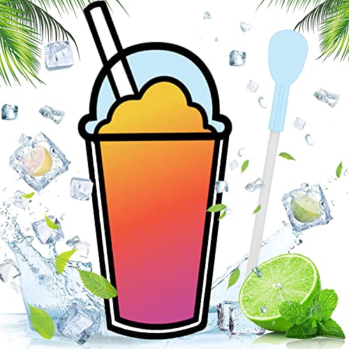 Slushy Maker Cup Magic Shake Slush Cup Ice Cream Becher Gefrorene Tasse Smoothie Cup Frozen Drink Cup für Familie Party (Blau) von Geananao