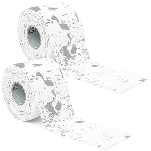 GEAR AID Camo Form selbsthaftende, wiederverwendbare Tarnfolie, schützt vor heißen/kalten Oberflächen, für dich & deine Ausrüstung, Schnee, 5,1 x 365,8 cm Rolle, 2 Stück von Gear Aid