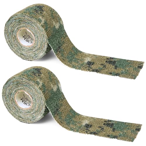 GEAR AID Camo Form selbsthaftende und wiederverwendbare Stoff-Tarnfolie, bietet Halt und schützt die Hände vor heißen oder kalten Oberflächen, um Sie und Ihre Ausrüstung zu schützen, Woodland Digital von Gear Aid