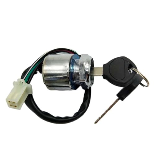 4 Drähte Zündschlüsselschalter kompatibel mit 50 ccm 110cc 125cc 150cc 250cc ATV Quad Scooter Go Kart Buggy Models Aftermarket Ersatz 4 Drähte Zündschlüsselschalter kompatibel mit 50 ccm 110cc 125cc 150cc 250cc ATV Quad Scooter Go Kart Buggy Models Aftermarket Ersatz von GearHaven