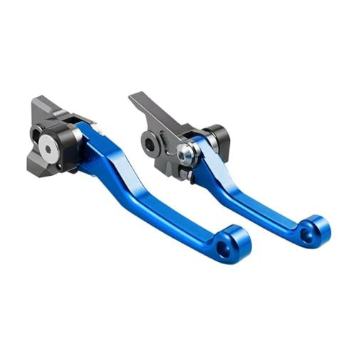 GearHaven CNC Dirt Bike Clutch Bremshebelgriff mit EXCF XC XCF SX SXF XCW 250 300 350 400 450 500 Modelle 2015 2015 2017 2018 2019 2020 2021 2022 2023(Blau) von GearHaven