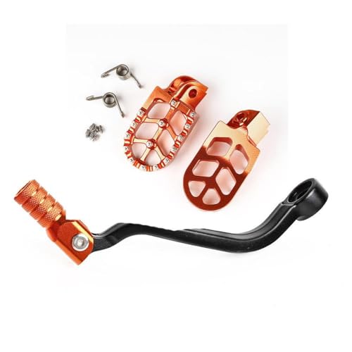 GearHaven Motorrad -Gang -Schaltpedalfußstrang -Fußstützenhebel kompatibel mit SX EXC EXCF SXF XCF 250 300 350 Modelle 2016 2018 2019 2020 2021 2022(1Set) von GearHaven