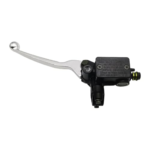 GearHaven Vorderer Master -Zylinderhydraulikbremshebel für Motorrad nach links rechts M10 Spiegelloch kompatibel mit 22 mm Lenker T2 T3 T5 -Modellen kompatibel(Links) von GearHaven
