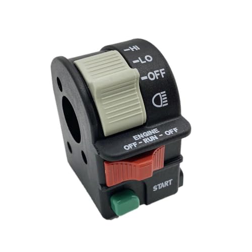 Lenkerschalter H/L/O Start kompatibel mit Outlaw 500 4011442 4011387 4010594 Universal Fit Aftermarket Ersatz Lenkerschalter H/L/O Start kompatibel mit Outlaw 500 4011442 4011387 4010594 Universal Fit Aftermarket Ersatz von GearHaven