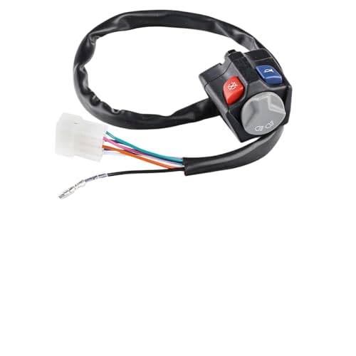 Motorrad -Lenkschalter Startknopf Elektrischer Starterhorn kompatibel mit EC Exc te Fe TX SXC -Modellen(LINKS) von GearHaven