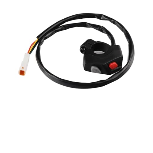 Motorrad -Lenkschalter Startknopf Elektrischer Starterhorn kompatibel mit EC Exc te Fe TX SXC -Modellen(RECHTS) von GearHaven