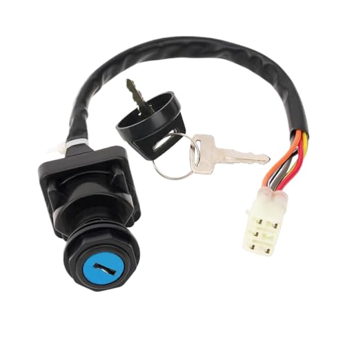 Zündschlüsselschalter Elektretür Schloss kompatibel mit King Quad 750 LTA750 450 LTA450X 500 LTA500 400 LTA400F LTF400F ATV Motorrad Zündschlüsselschalter Elektretür Schloss kompatibel mit King Quad 750 LTA750 450 LTA450X 500 LTA500 400 LTA400F LTF400F ATV Motorrad von GearHaven