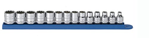 GearWrench 80560 14 Stück 3/8 Antrieb 12 Point Standard Metrisch Socket Set von GearWrench