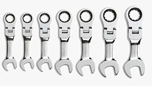 GEARWRENCH 7-teiliges Ratschenringschlüssel-Set, 12-teilig, 7-teilig, SAE - 9570 von GearWrench