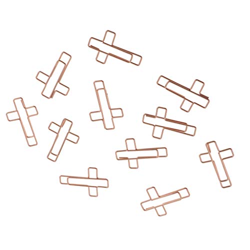 10 Stück Kreuzförmige Büroklammern aus Metall, Büroklammern, Ticketklemmen, Lesezeichen 10 Stück Kreuzförmige Büroklammern aus Metall, Büroklammern, Ticketklemmen, Lesezeichen von Geardeangloow