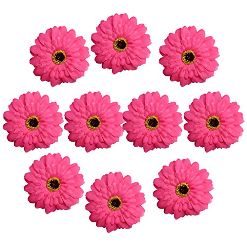 10 Stück Künstliche Gerbera Gänseblümchen Blumen Köpfe für DIY Rose Rot 10 Stück Künstliche Gerbera Gänseblümchen Blumen Köpfe für DIY Rose Rot von Geardeangloow