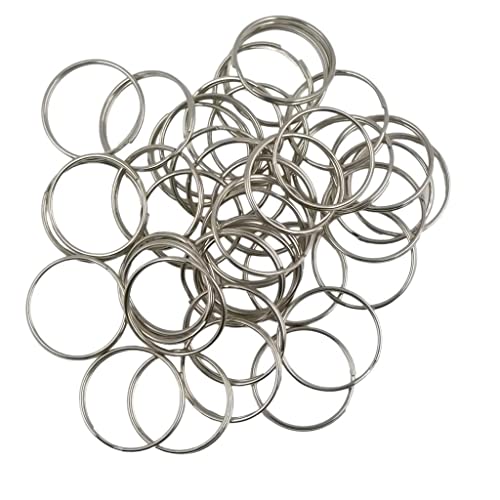 100 Doppelschlaufen-Metall-Binderinge, 25 mm 100 Doppelschlaufen-Metall-Binderinge, 25 mm von Geardeangloow