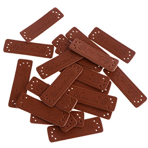 20 Stück Retro braune Leder handgefertigte Etiketten Tags DIY Nähen Handwerk Patches Stil 5 20 Stück Retro braune Leder handgefertigte Etiketten Tags DIY Nähen Handwerk Patches Stil 5 von Geardeangloow