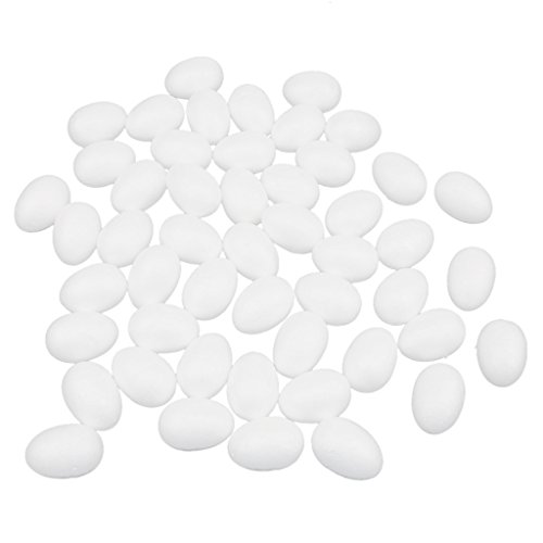 5/10/50 Stück weiße Modellierung Handwerk Styropor Schaum Eier 5 cm von Geardeangloow