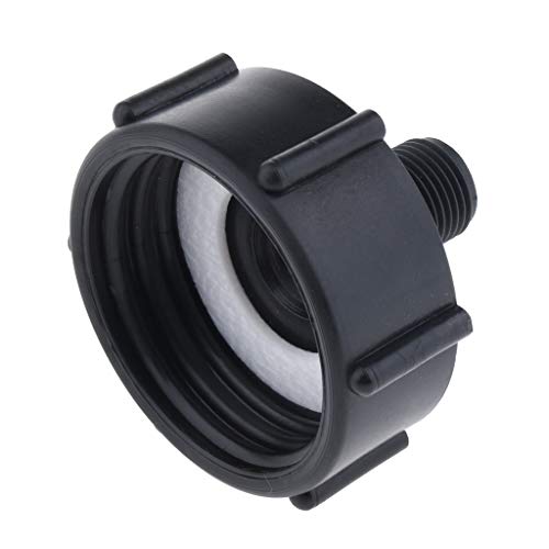 5.1 cm IBC Tote Tank Ventil Adapter DN50 für 1/2 Zoll Gewinde Schlauch Rohr Kunststoff von Geardeangloow