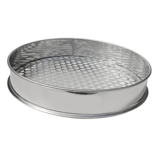 Gartensieb Gartensieb Pflanzmischung Sieb Sandsieb Sieb für Outdoor Bepflanzung 15mm, Silber Gartensieb Gartensieb Pflanzmischung Sieb Sandsieb Sieb für Outdoor Bepflanzung 15mm, Silber von Geardeangloow