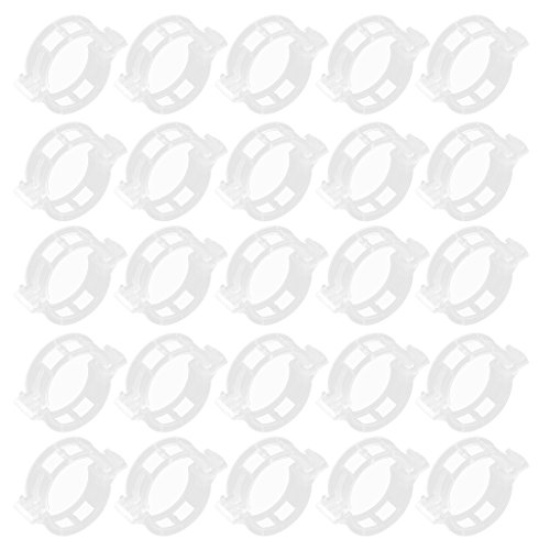 Geardeangloow 100 Stück Tomatenclips verbinden Pfeffer Gurken Reben mit Spalier Schnur DIY von Geardeangloow