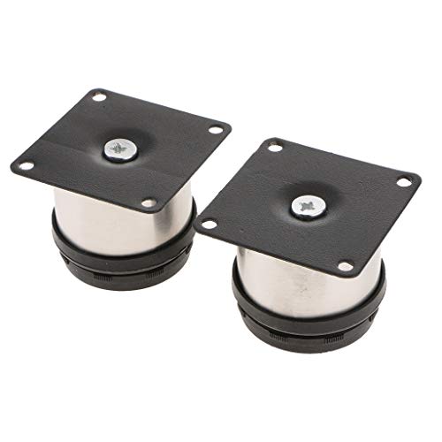 Geardeangloow 2 Stück verstellbare Sofa-Fußbeine aus Edelstahl, Möbel, Schrank, 8 cm Geardeangloow 2 Stück verstellbare Sofa-Fußbeine aus Edelstahl, Möbel, Schrank, 8 cm von Geardeangloow