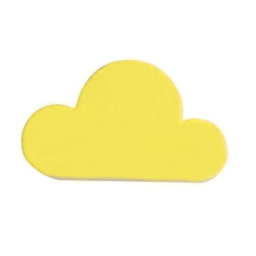 Geardeangloow Magnetische Magnete in Wolkenform, Schlüsselhalter, Schlüssel, sicher, Gelb von Geardeangloow