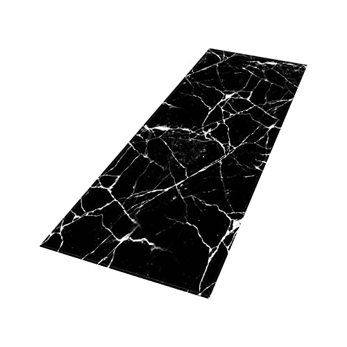 Geardeangloow Marmor Fußmatte Fußmatte Langer Teppich Eingang Fußmatte Schwarz Weiß Geardeangloow Marmor Fußmatte Fußmatte Langer Teppich Eingang Fußmatte Schwarz Weiß von Geardeangloow