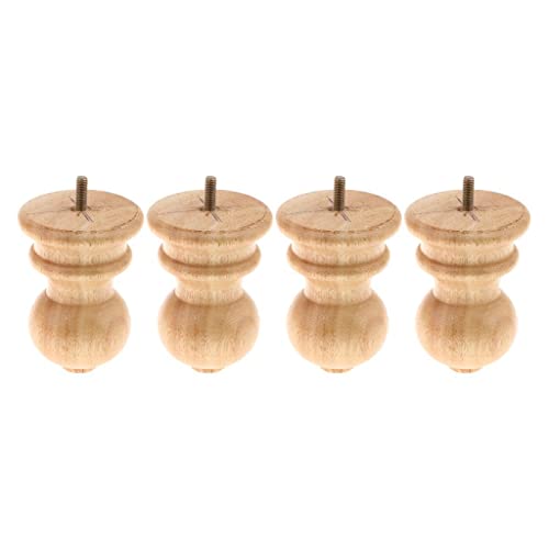 Geardeangloow Möbelfüße aus Holz, konisch, für Sofa, Couch, Stuhl, Bett, Ottomane, Schrank, 4 Stück Geardeangloow Möbelfüße aus Holz, konisch, für Sofa, Couch, Stuhl, Bett, Ottomane, Schrank, 4 Stück von Geardeangloow