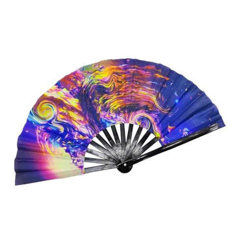 Geardeangloow Rave Faltbarer Handventilator Fluoreszierende Effekte Display für Bars Festivals Theater Style A Geardeangloow Rave Faltbarer Handventilator Fluoreszierende Effekte Display für Bars Festivals Theater Style A von Geardeangloow