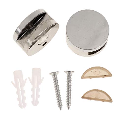 Geardeangloow Runde Spiegelhalterung aus Zinklegierung mit Schrauben Geardeangloow Runde Spiegelhalterung aus Zinklegierung mit Schrauben von Geardeangloow